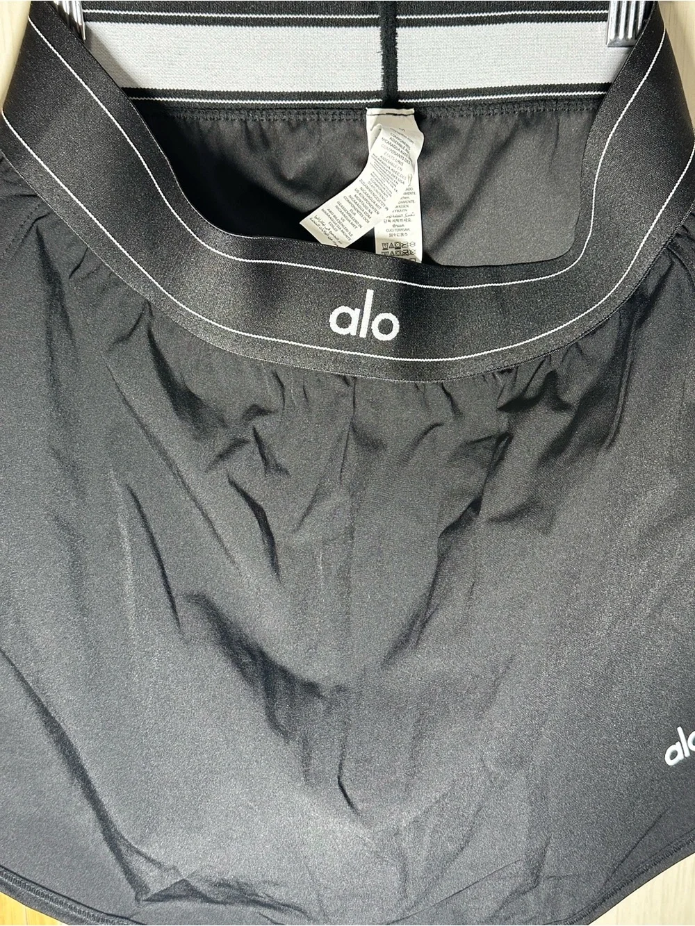 ALO Yoga Black Active Mini Skort